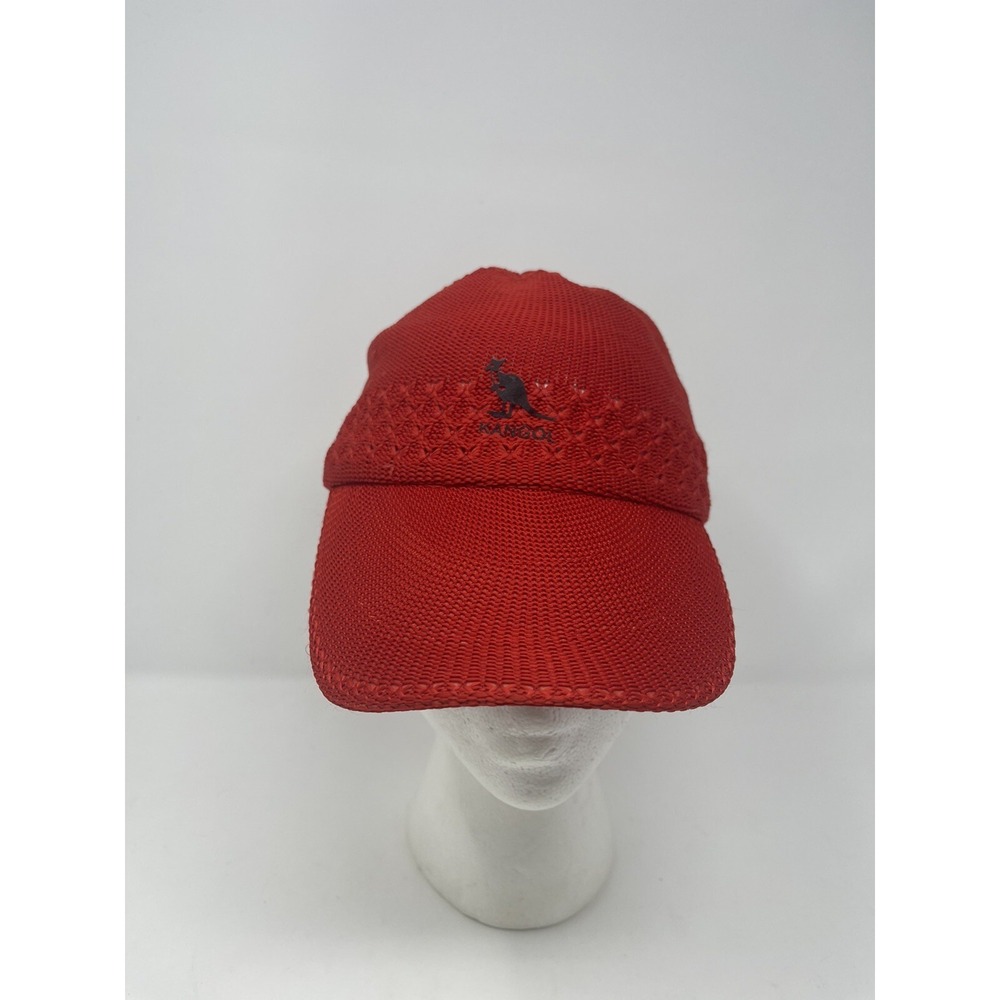 KANGOL Tropic Ventair‎ Spacecap Hat Cap Adjustable Strap Back Red